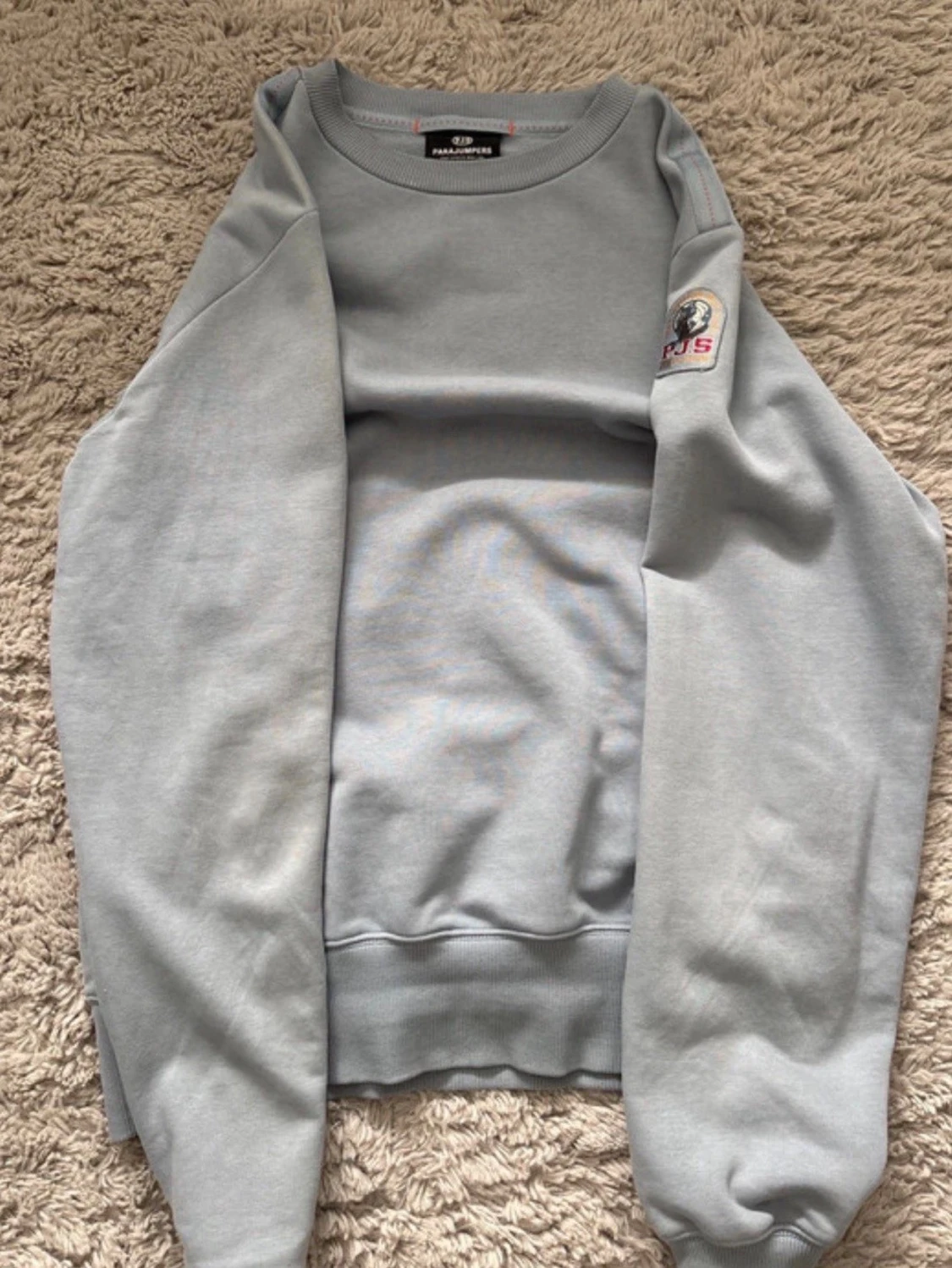 Ljusblå sweatshirt från Parajumpers