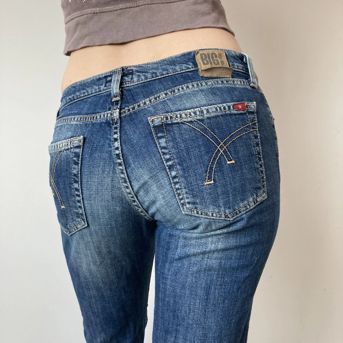Y2k lågmidjade jeans - 91