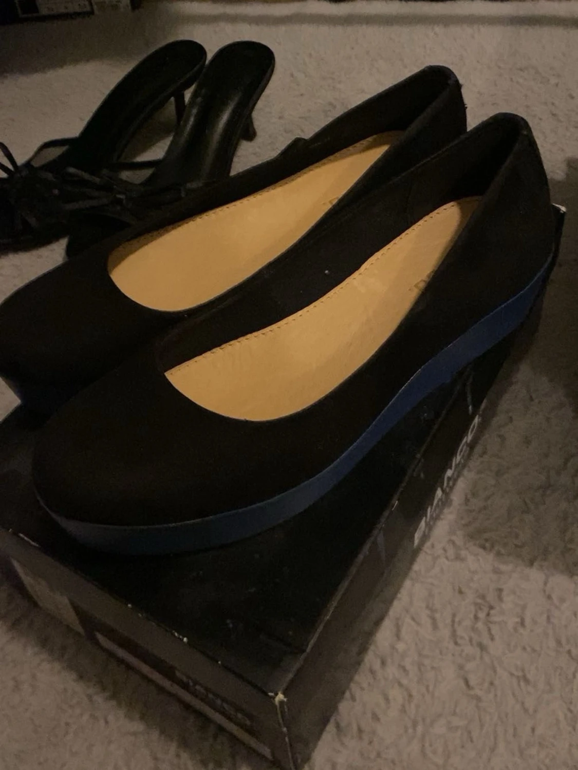 Svarta ballerinas från Bianco - 1