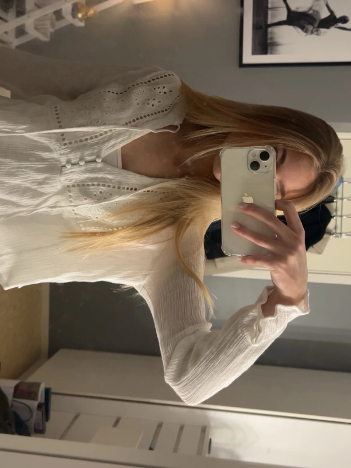 Vit blus - 1