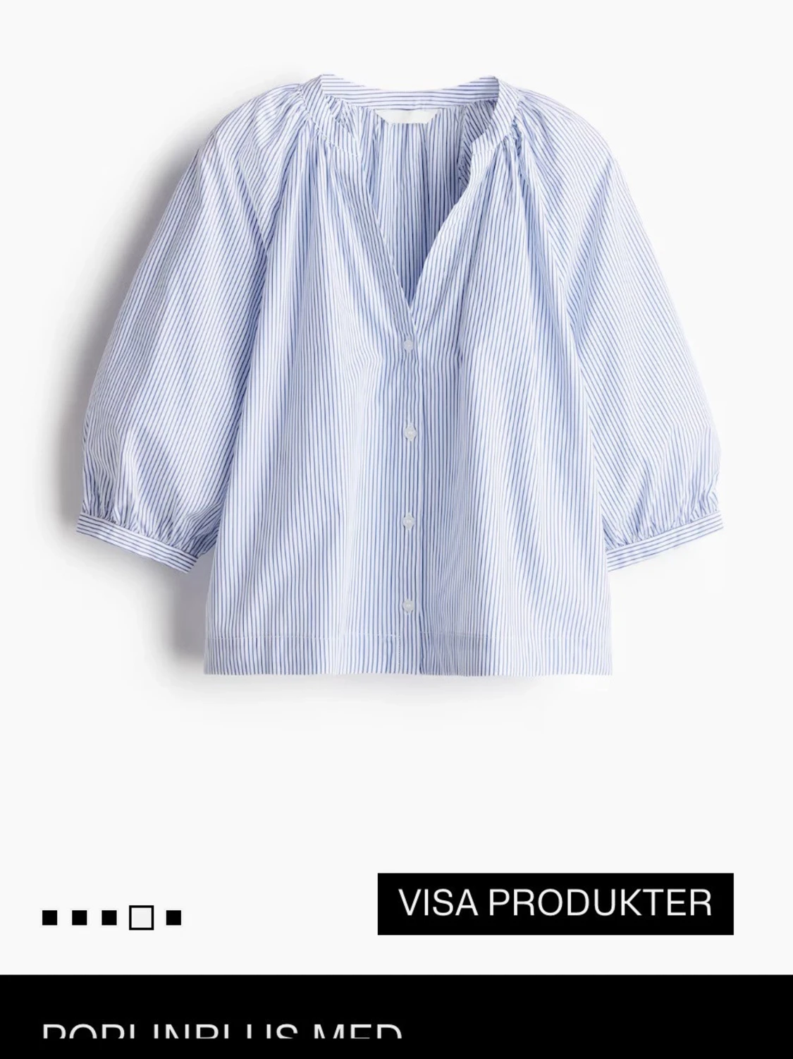 populär hm blus