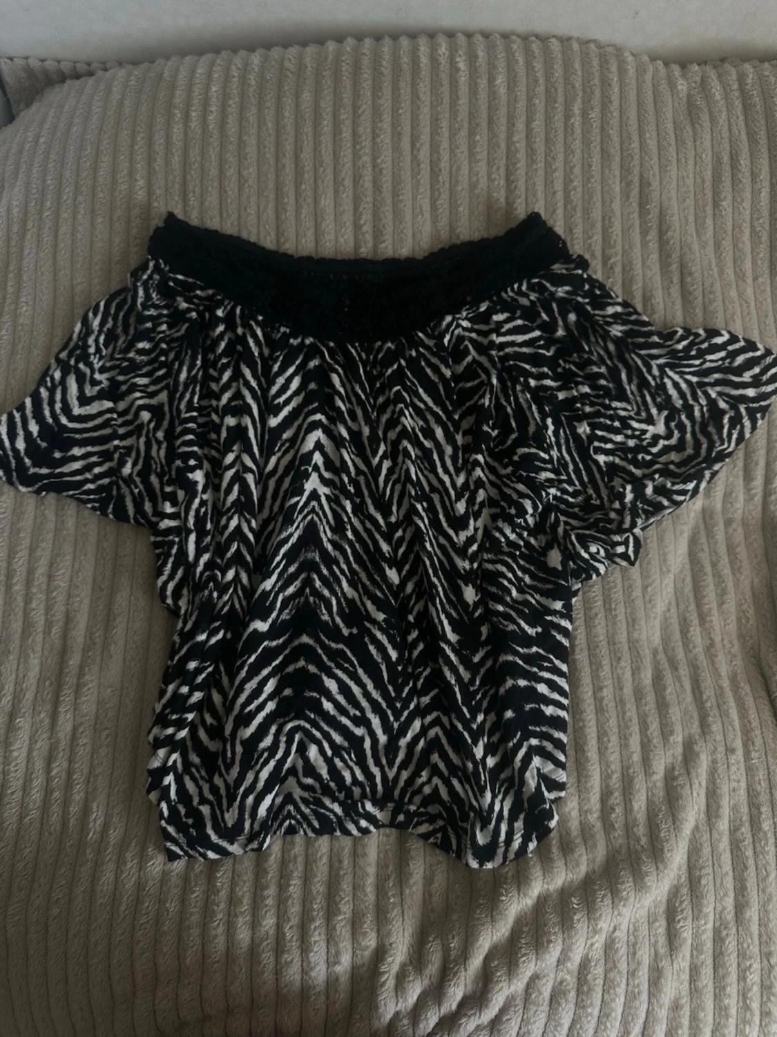 Fin zebra lös blus❣️
