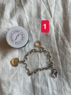 Smycken - Säljer superfina smycken. Perfekt som present till student/skolavslutning. Eller till dig själv 🌸  1. Berlockarmband från Thomas Sabo med två olika hjärtberlocker. (Nypris 859kr + 1038kr) Mitt pris: 1000kr för arband & två berlocker   2. Daniel Wellington klocka. (Nypris 1799kr) Mitt pris: 1000kr  3. Halsband med fjäril. Mitt pris 250kr  4. Halsband med fler kedjor. Mitt pris 250kr  5. Halsband med silversten detalj. Mitt pris 250kr    Frakt tillkommer till alla köp