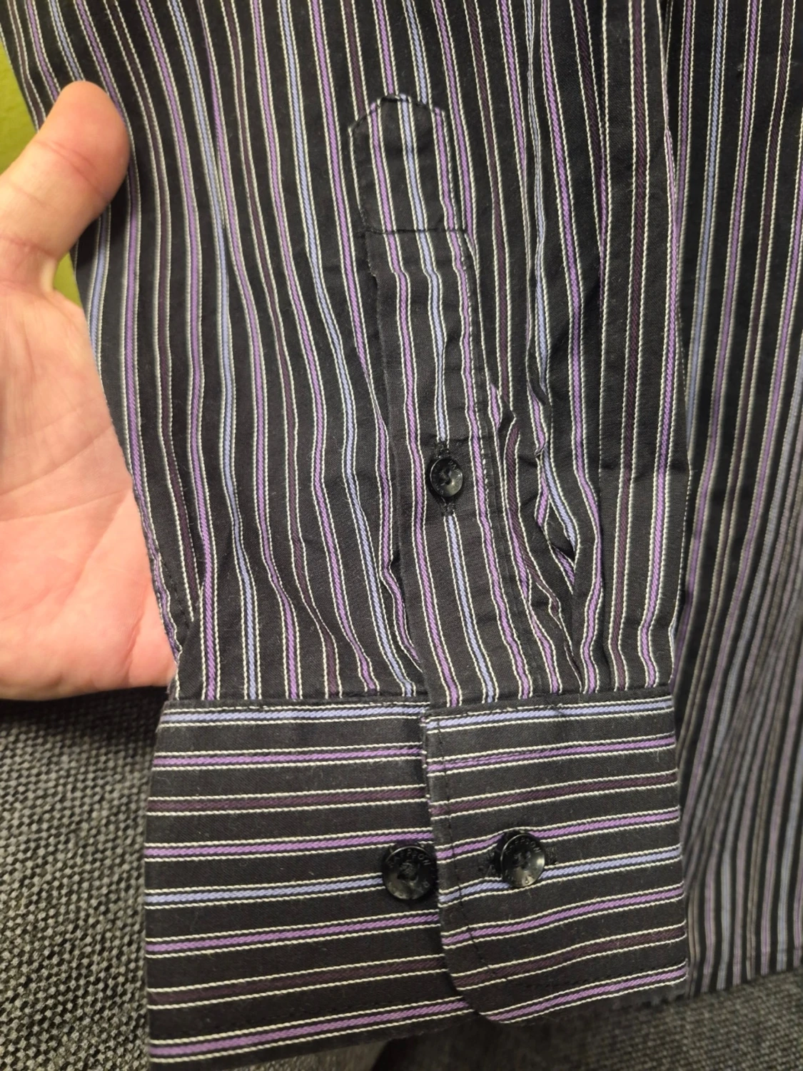 VINTAGE randig skjorta från Rappson XL - 3