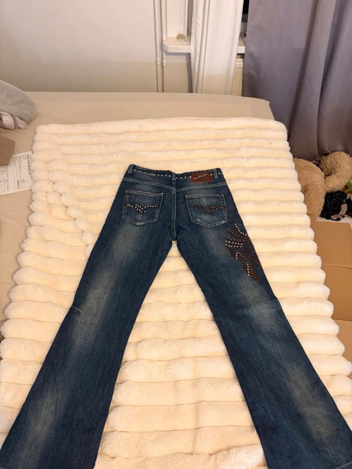 Blå Miss Sixty jeans med nitar - 2