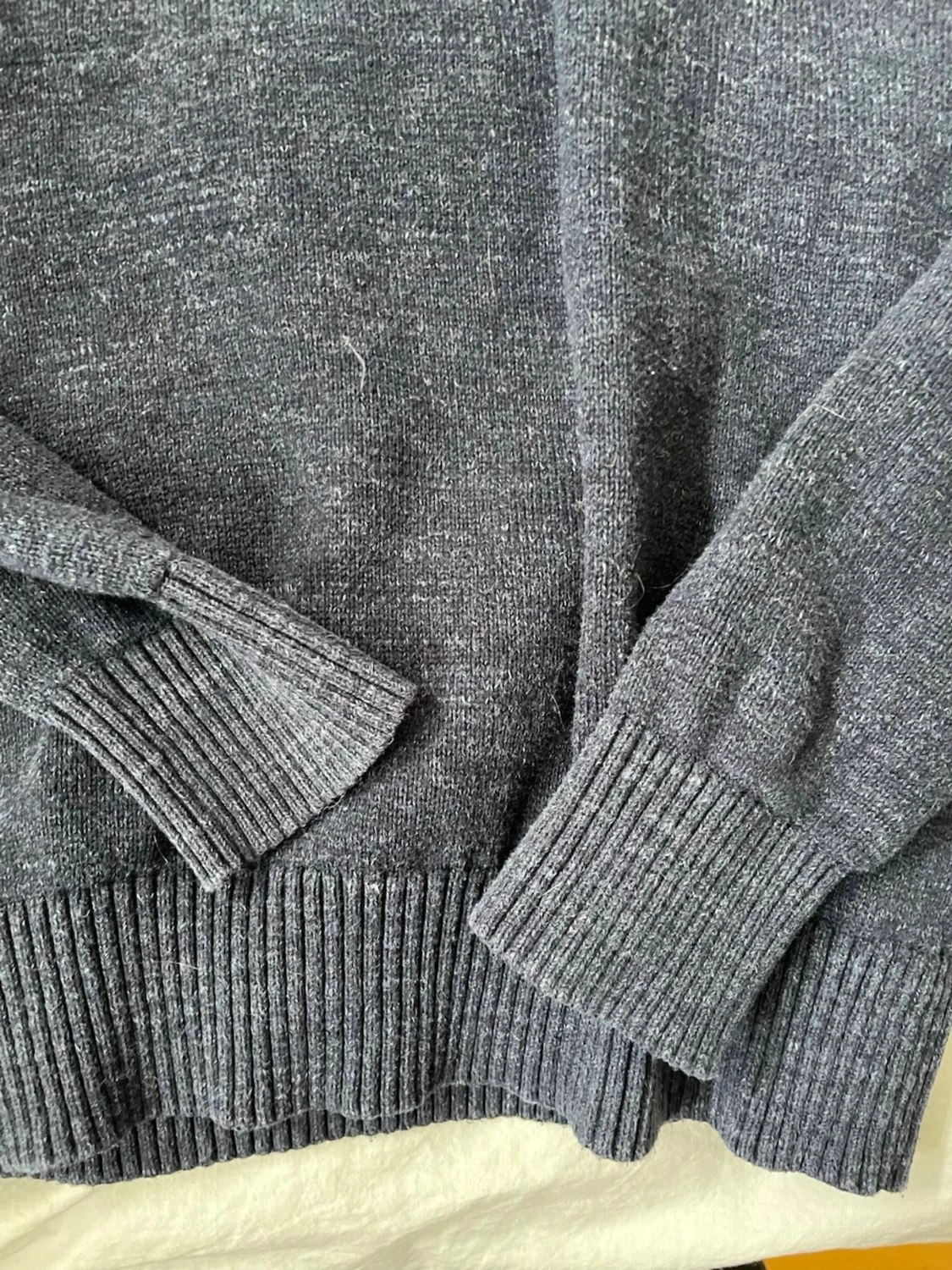 Blå stickad tröja från Morris - 3