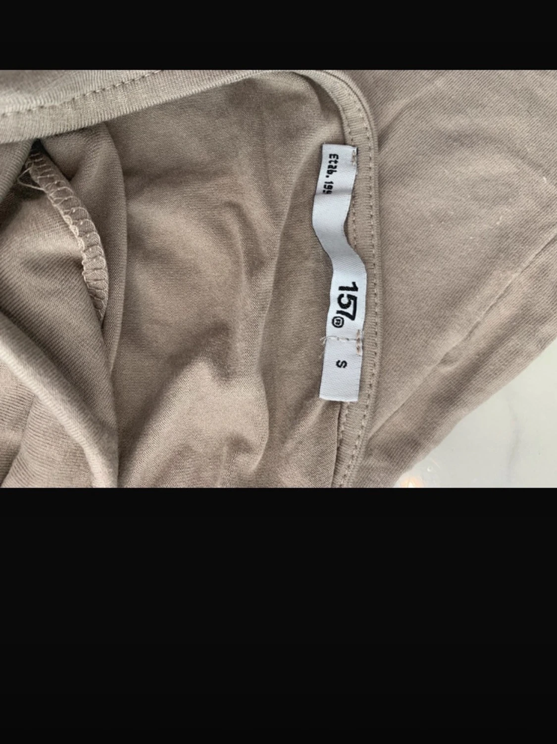 Beige ärmlös topp i bomull - 2