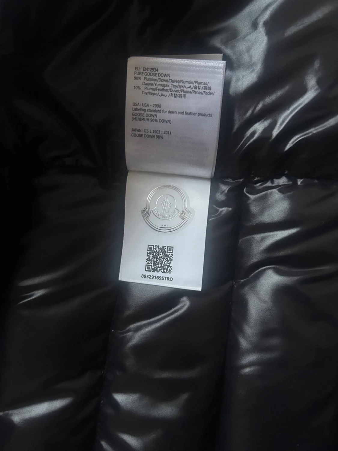 Svart dunväst från Moncler - 2