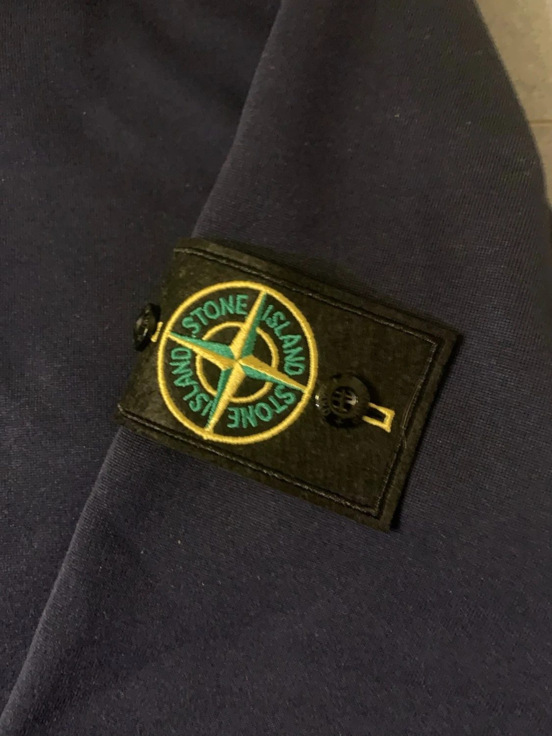 Mörkblå sweatshirt från Stone Island - 2