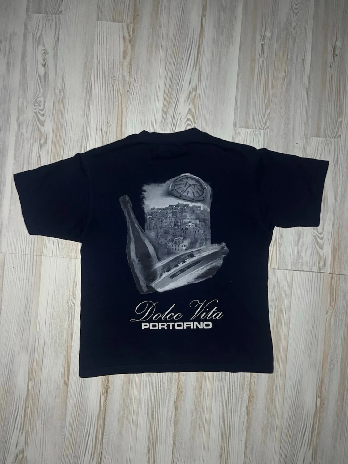 Svart Dolce Vita Portofino t-shirt