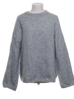H&M mohair grå blå tröja - Helt ny, i strl S, mohair ull material