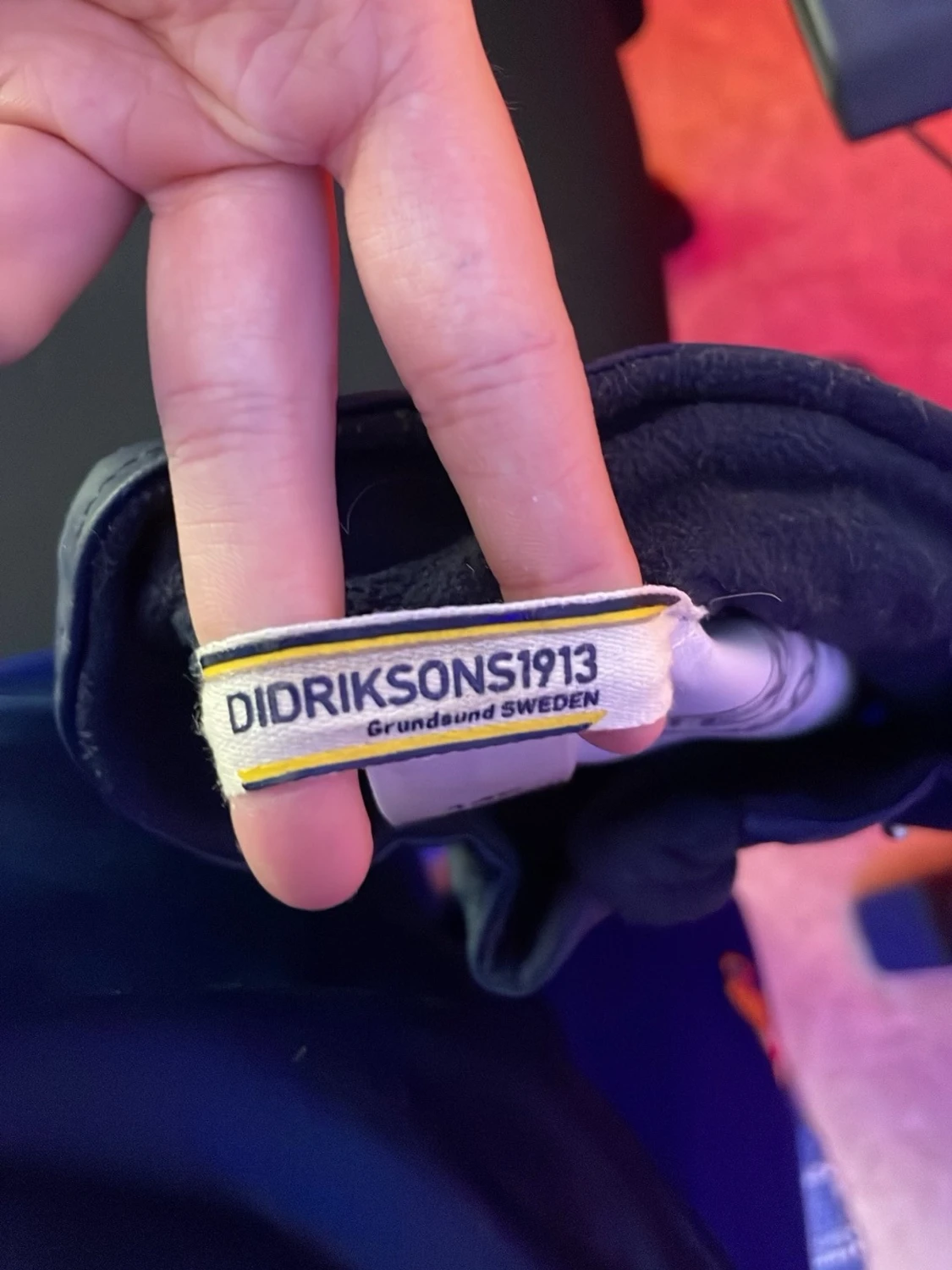 Blå och svart regnjacka Didriksons - 2