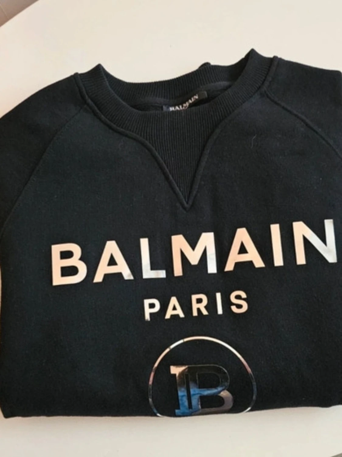 Svart sweatshirt från Balmain Paris