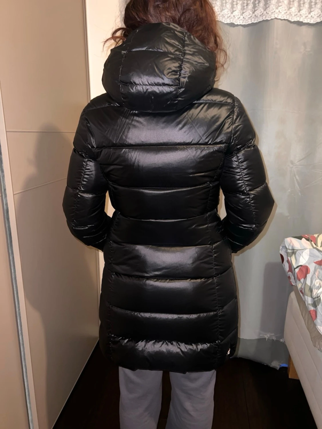 Svart lång dunjacka från colmar - 3