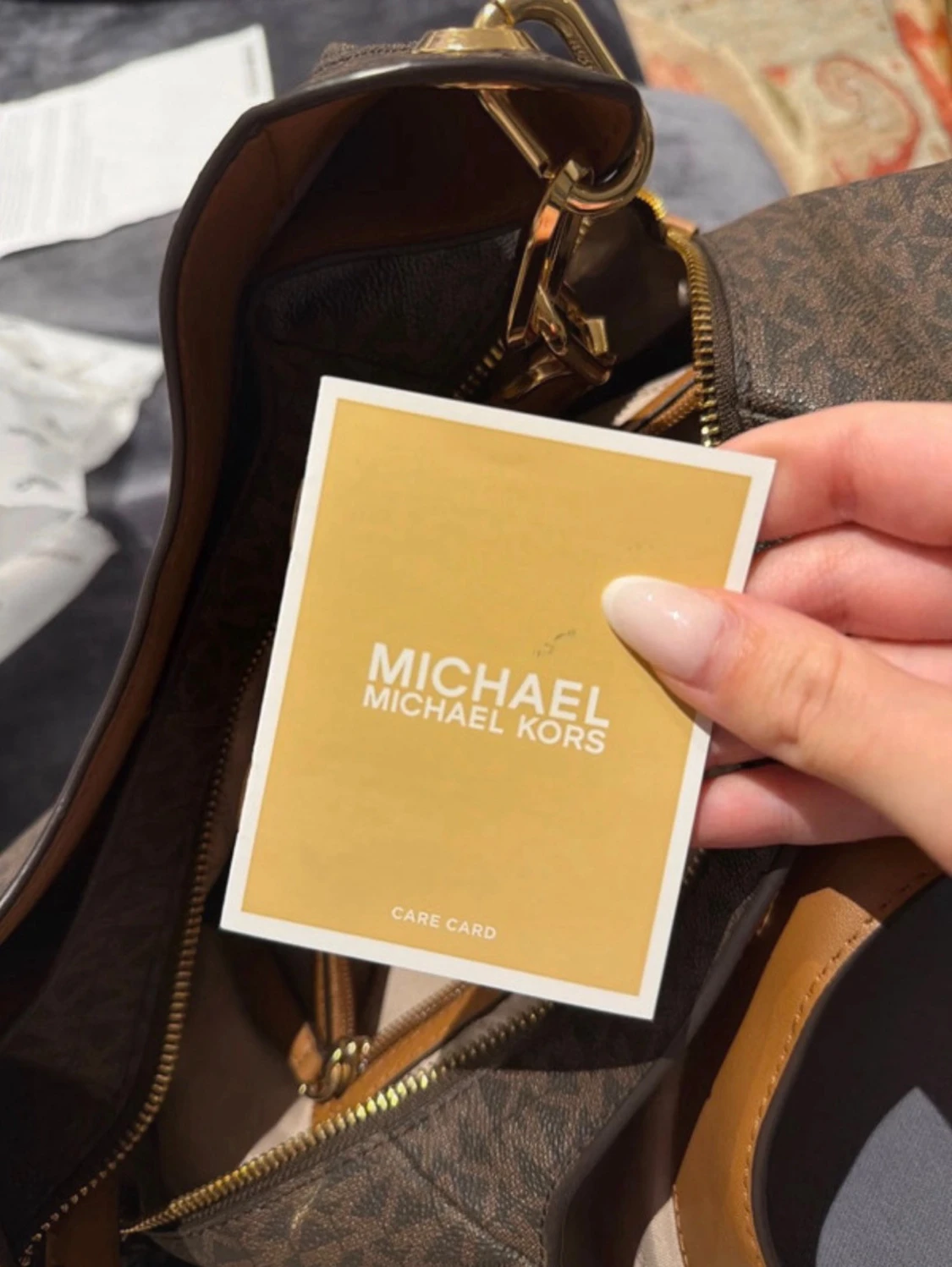 Brun Michael Kors handväska - 6