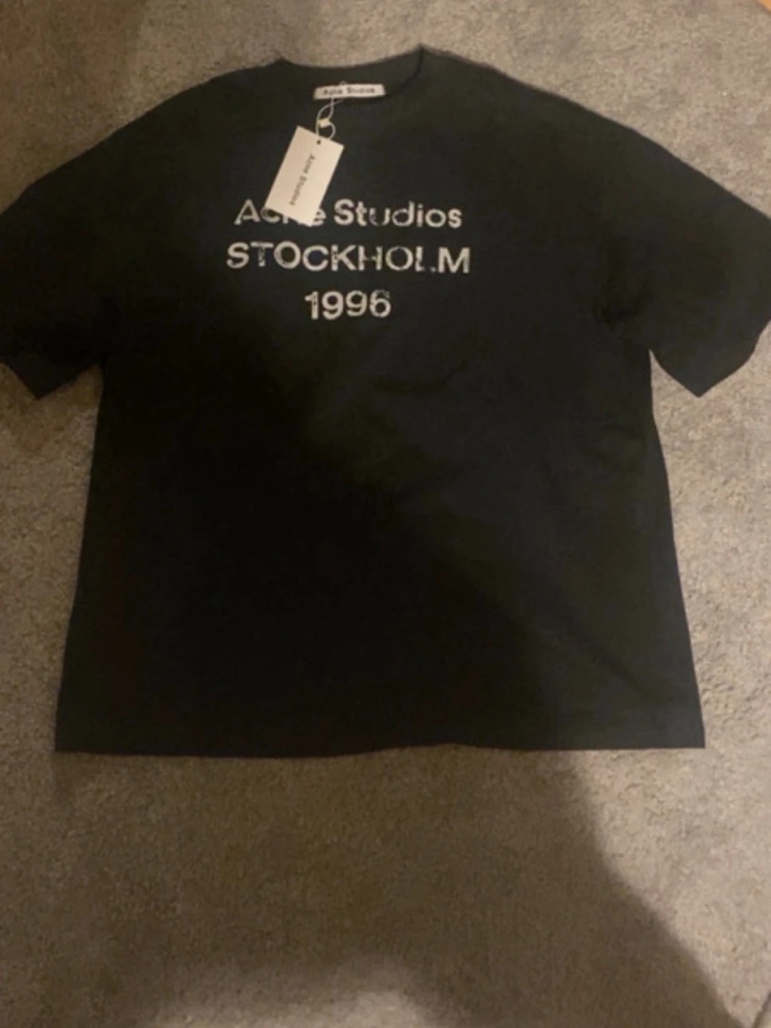 Svart Acne Studios t-shirt Stockholm
