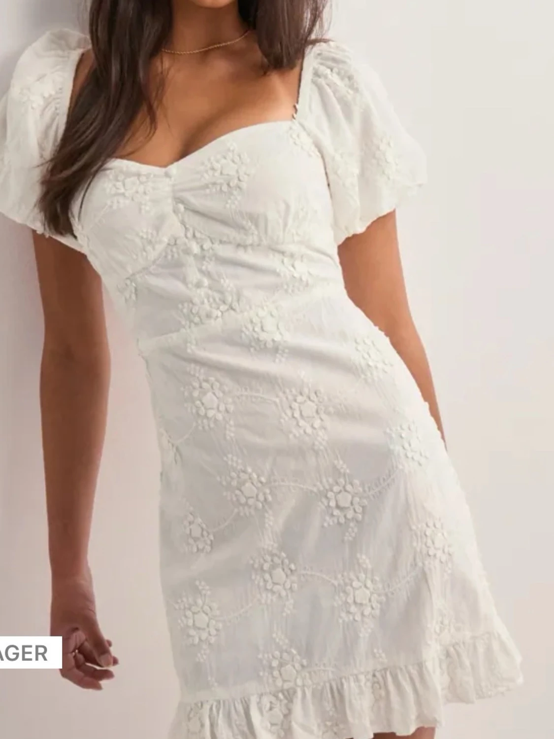 Vit klänning/ student klänning  - 1