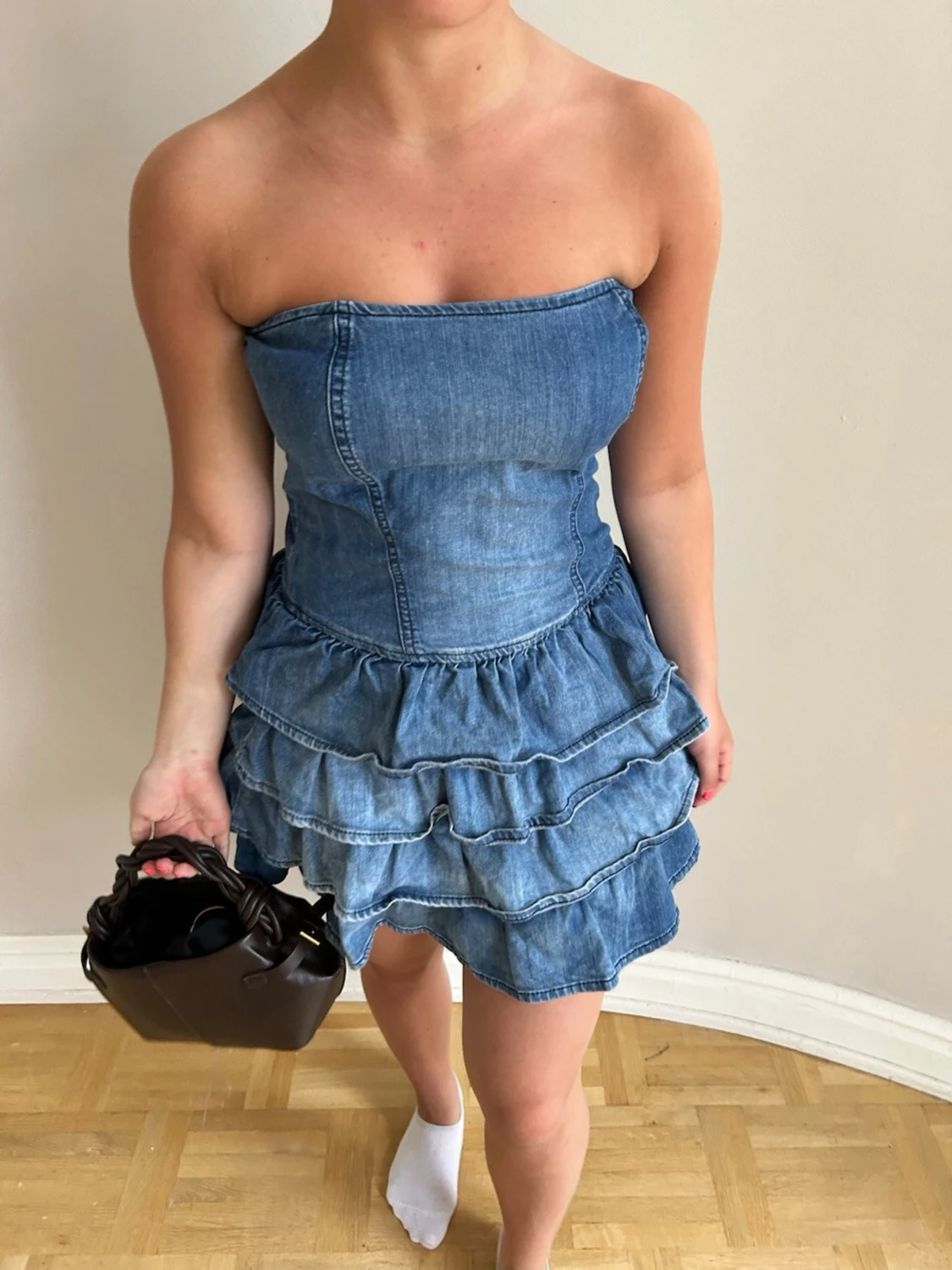 Jeansklänning med volanger💖💖 - 2
