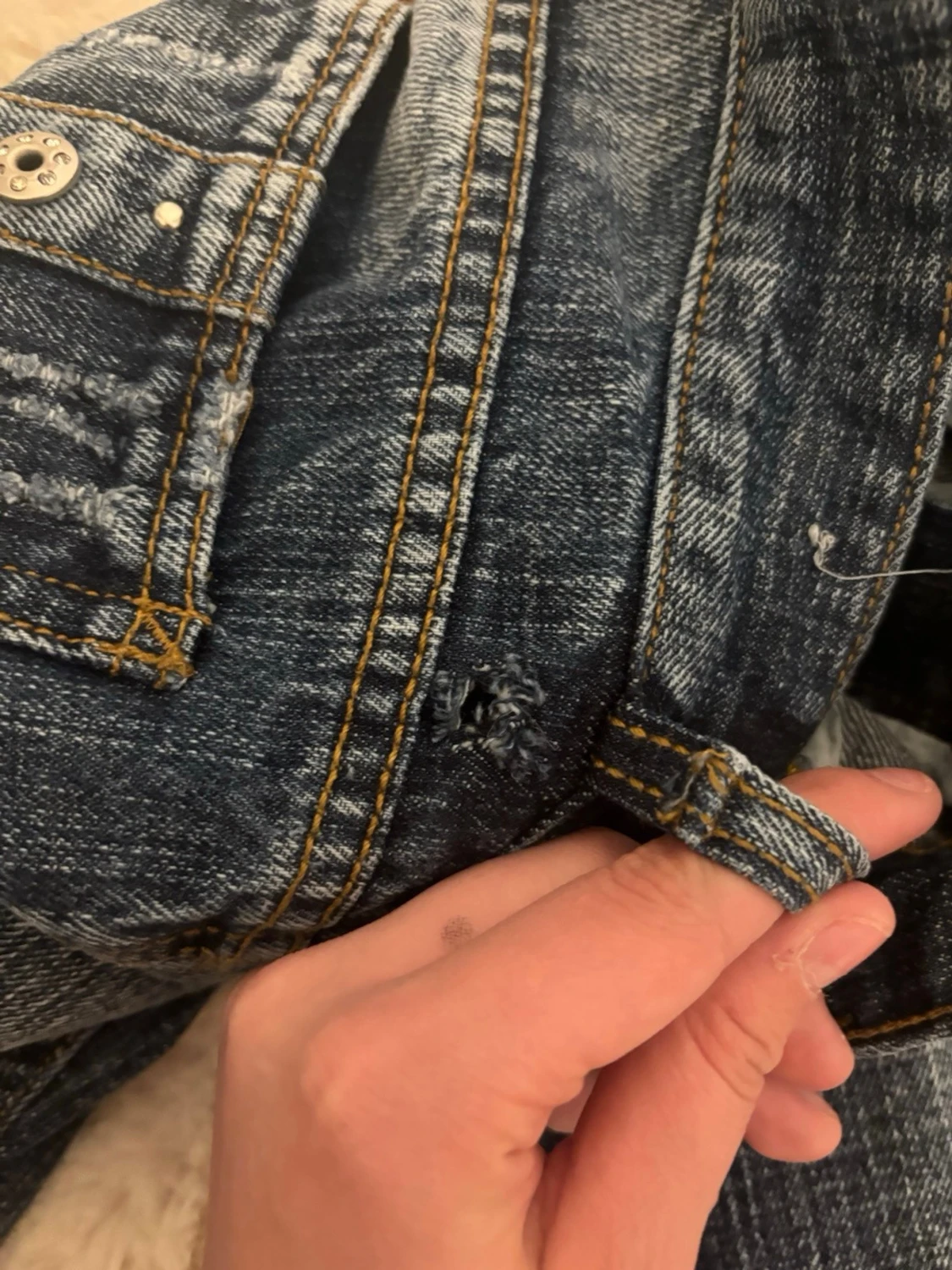 Lågmidjade utsvängda jeans Shaqiru - 5