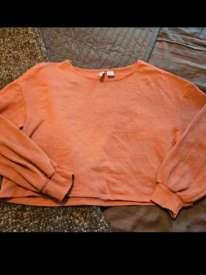 Tröja H&M Divided XS - Croppad tröja från H&M Divided xs  Säljer en croppad tröja i en snygg färg från H&M Divided. Tröjan har rund hals, långa ärmar med breda muddar. Perfekt för dig som gillar enkel och chill stil.  Kan även hämtas I Partille  E1