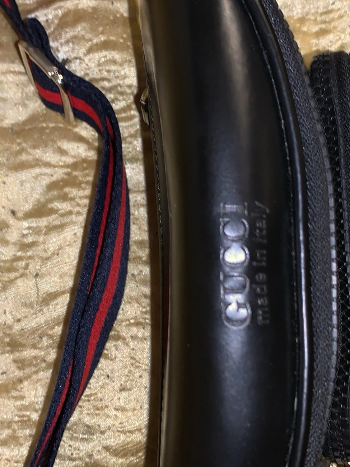 Gucci svart shoppingväska med monogram - 2