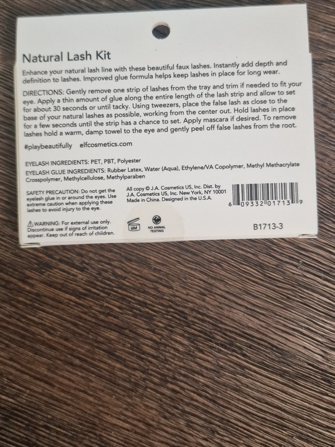 👁️ e.l.f. Natural Lash Kit - Lösfransar med Limm - 1