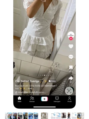 Söker dennna klänning! - Söker denna vita klänning i storlek s eller m! Skriv om ni har och kan tänka er sälja och isåfall till vilket pris🙏❤️