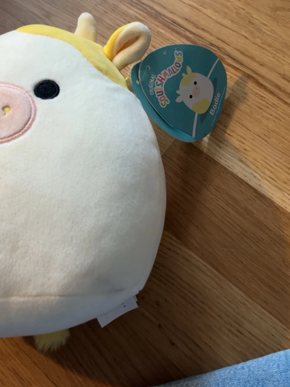 Squishmallows kossa Bobbie gul/vit - 1
