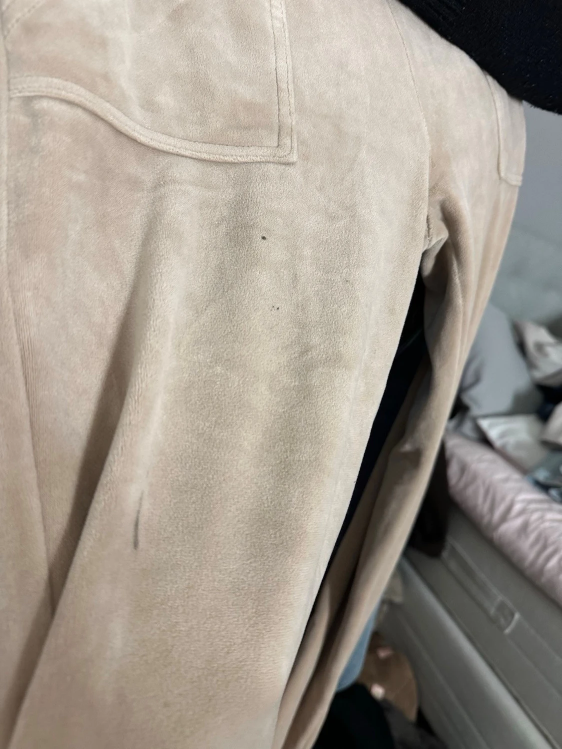 Beiga velourmjukisbyxor Juicy Couture - 2