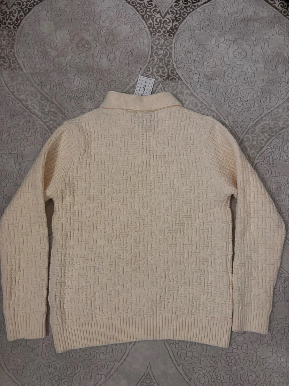 Beige stickad tröja från Casablanca - 1