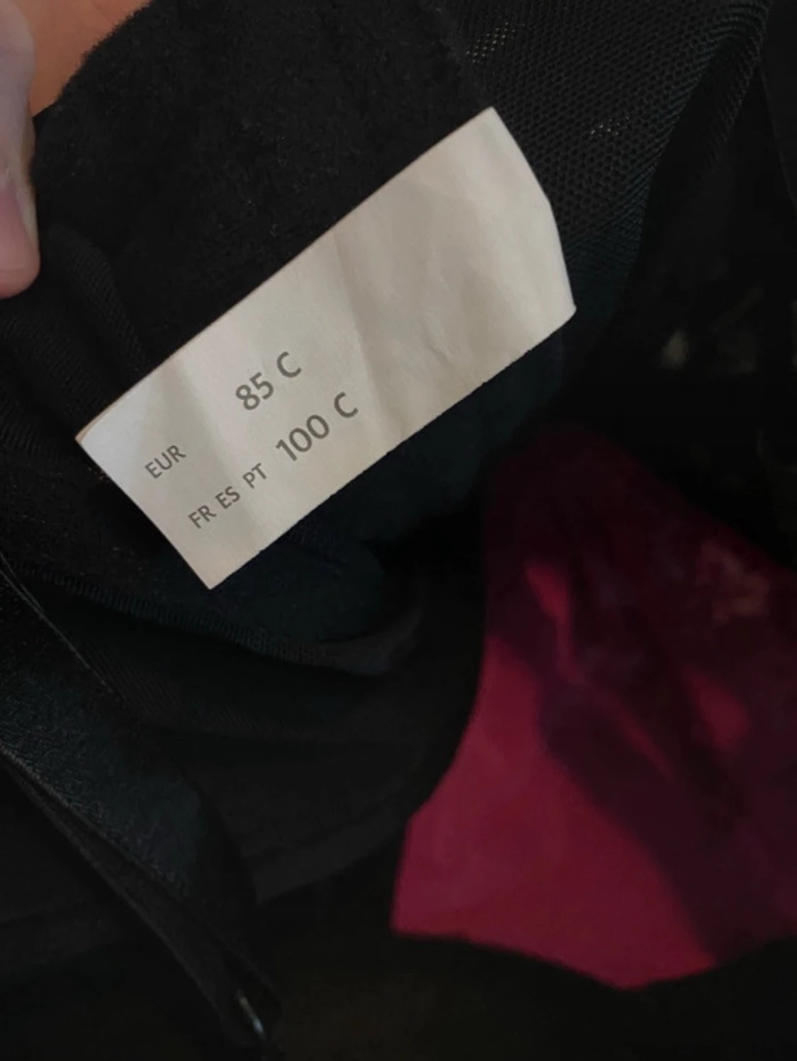 Snygg rösa och svart korsett topp - 5