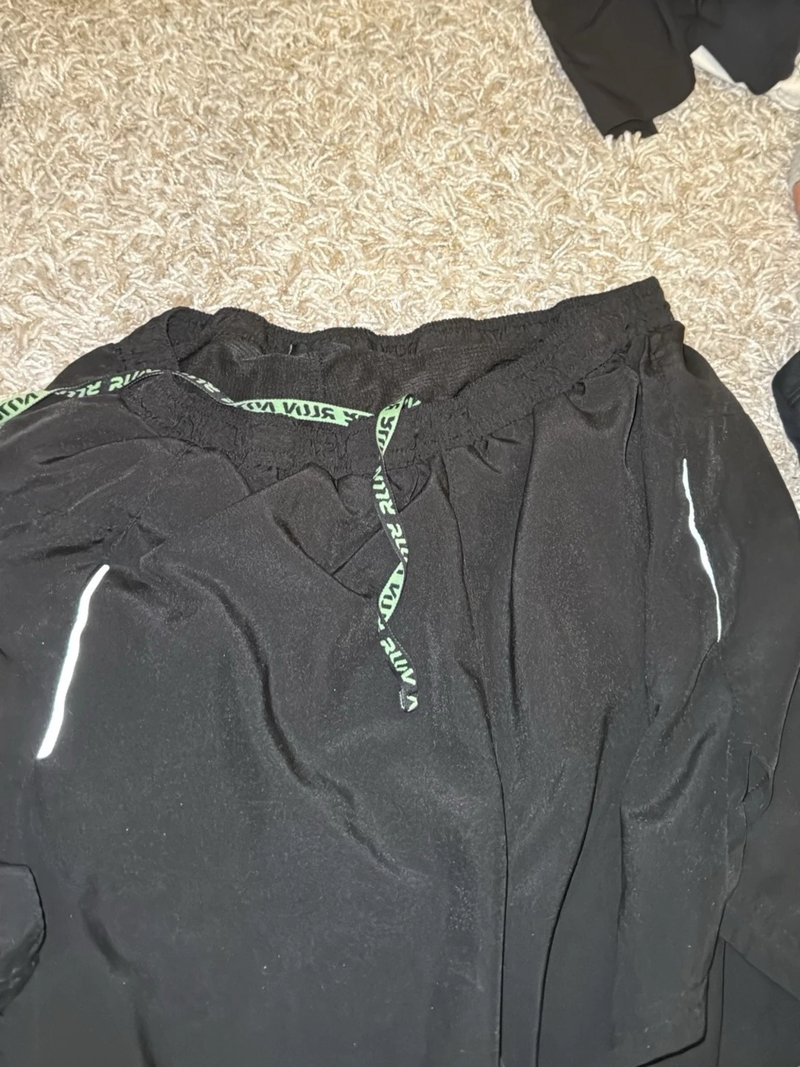 Svarta träningsshorts från RUNE
