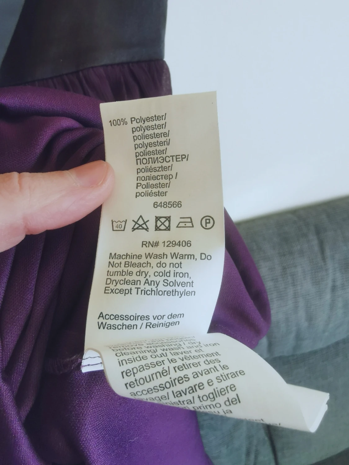 Bodyflirt lila klänning med blomdetalj - 4