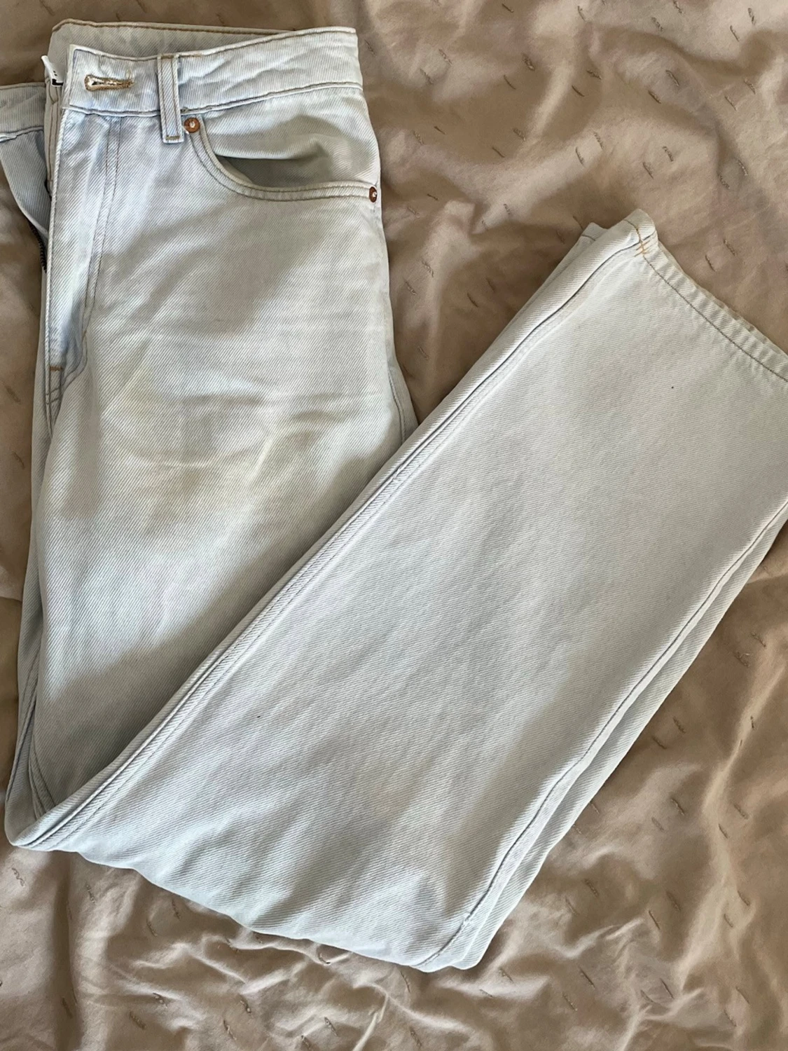 Ljusblå Weekday Rowe jeans - 2