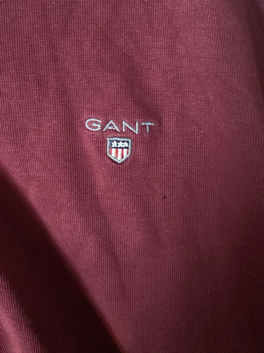 Vinröd långärmad skjorta från Gant - 2