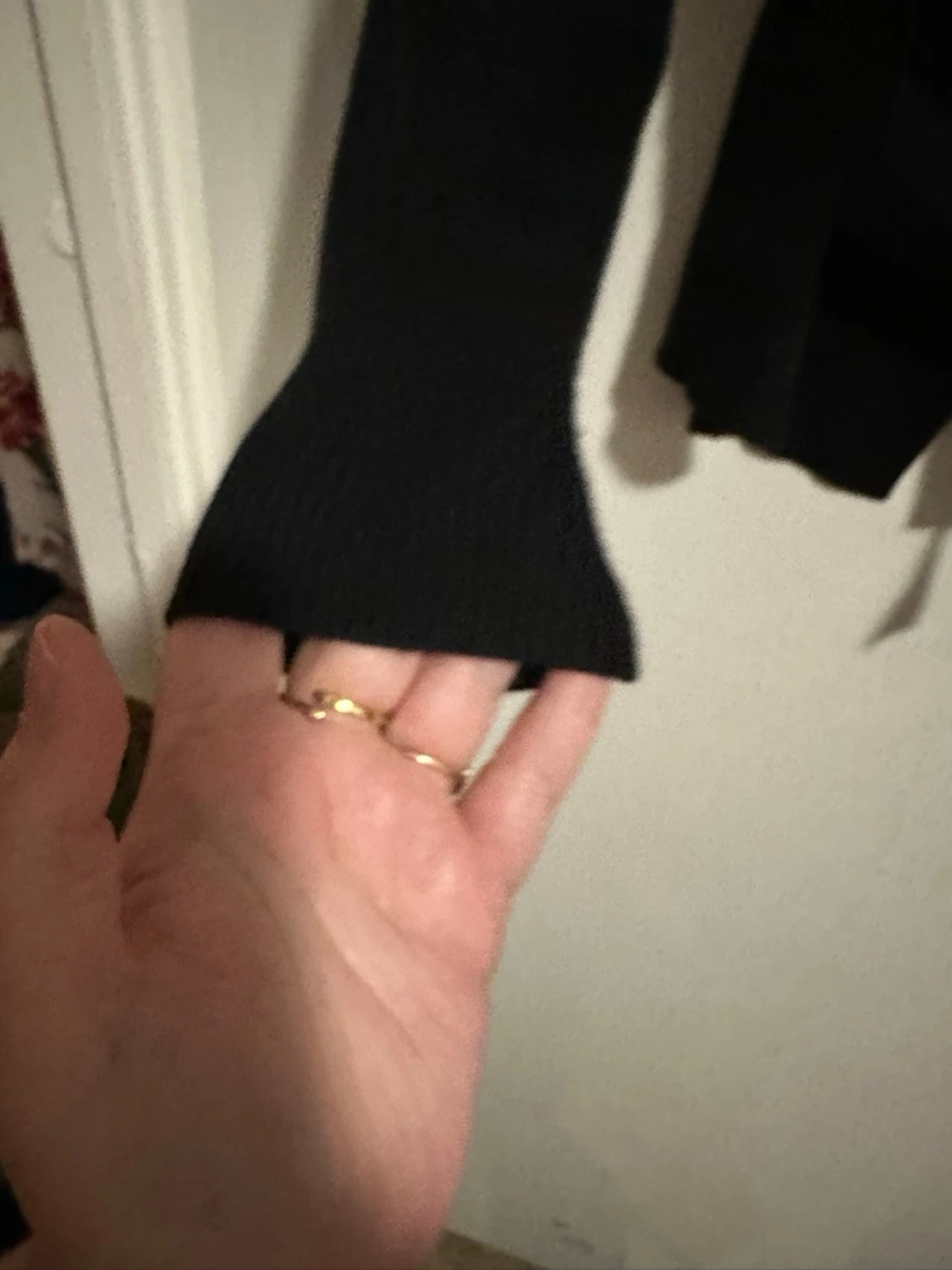 Svart omlottkofta från Amisu storlek: S - 2