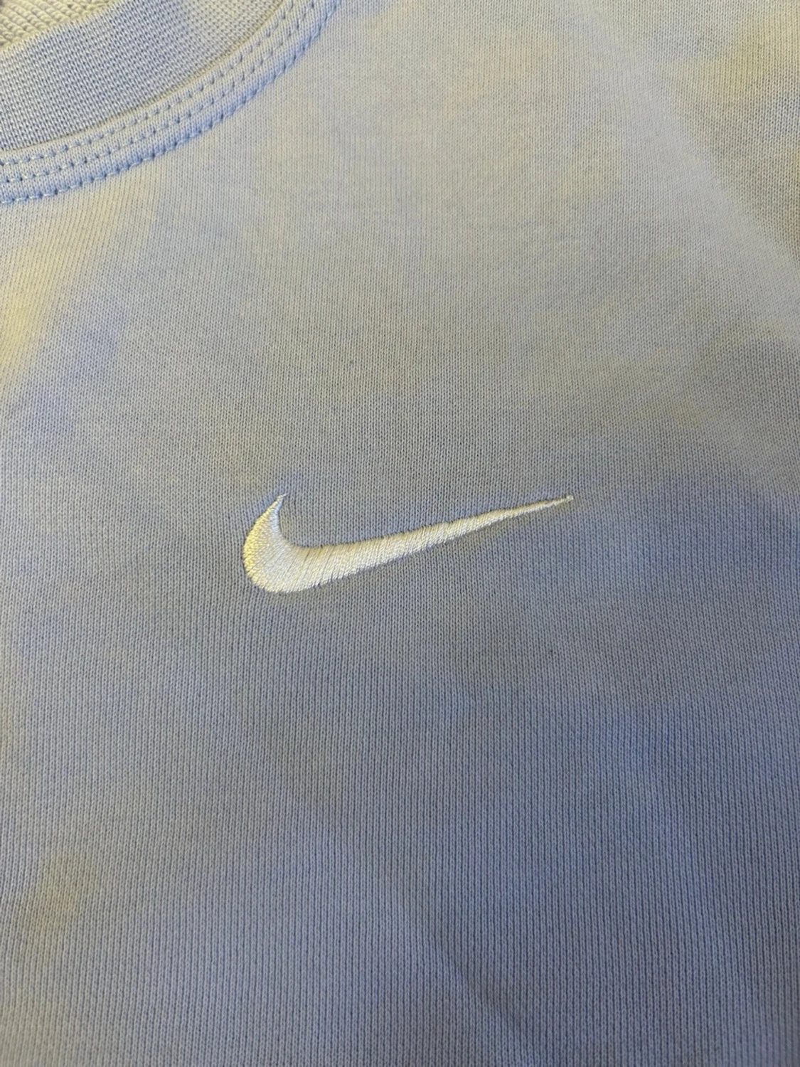 Ljusblå stickad tröja från Nike - 1