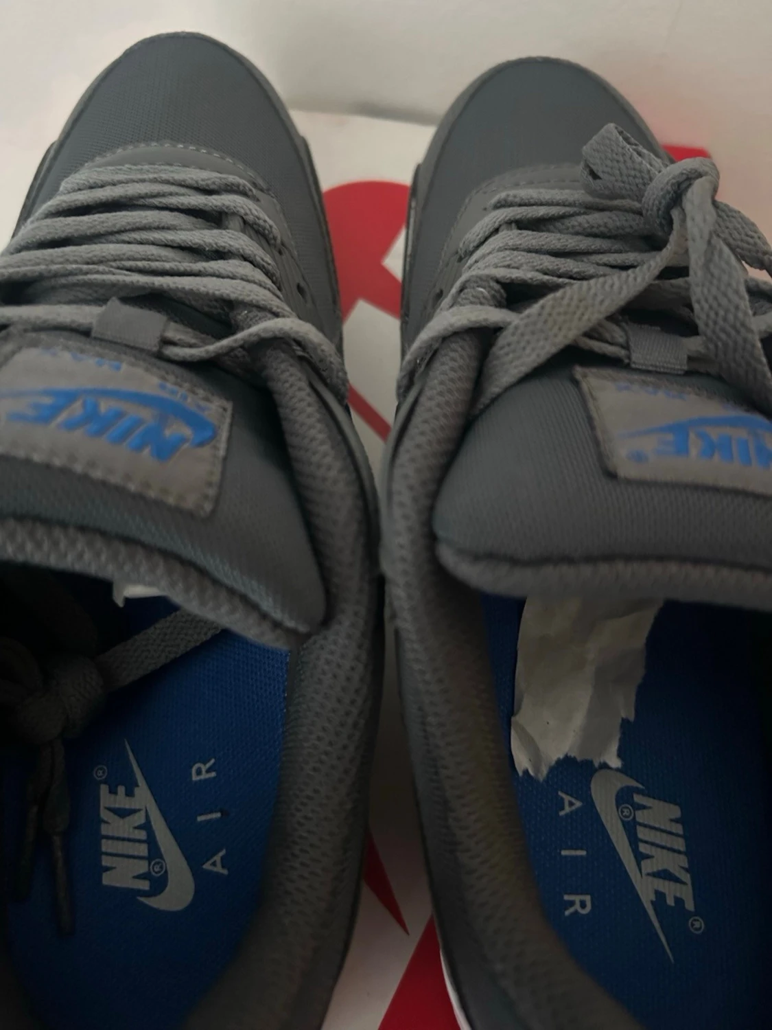 Nike Air Max 90 grå/blå sneakers - 5