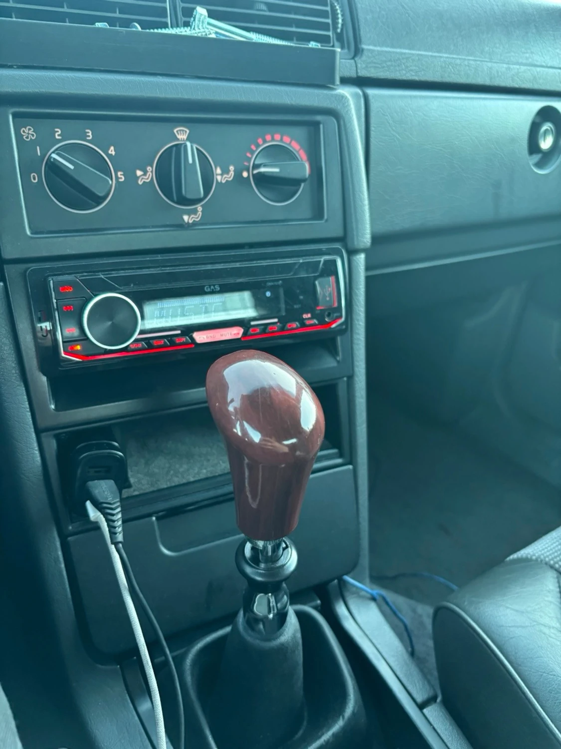 Volvo 7/940 trä växelknopp