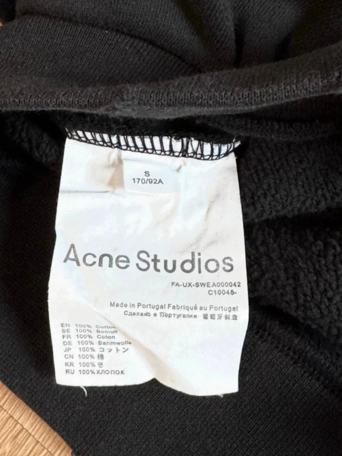 Svart hoodie Acne Studios - 4