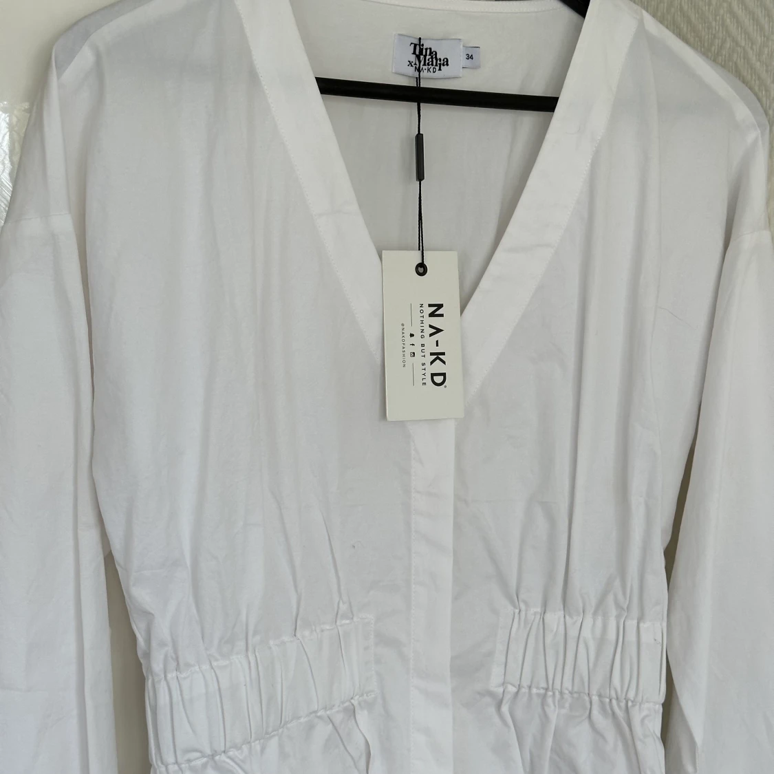 Blus i bomull - 90