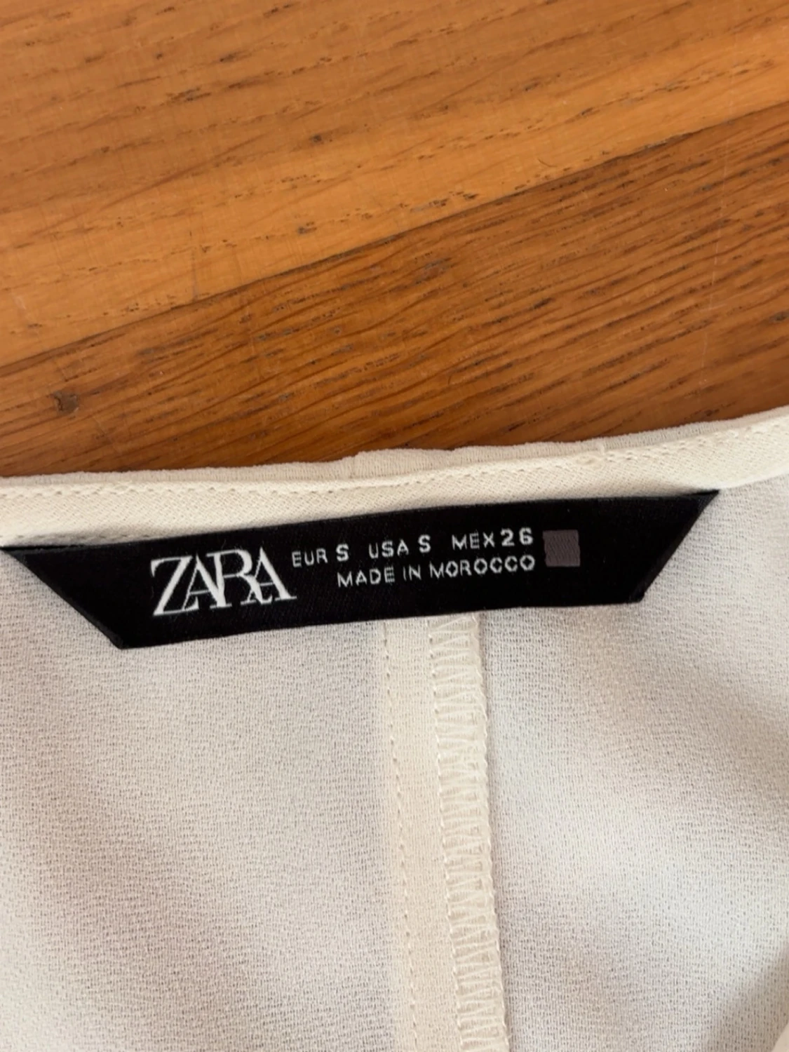 Vit omlottblus från Zara - 3