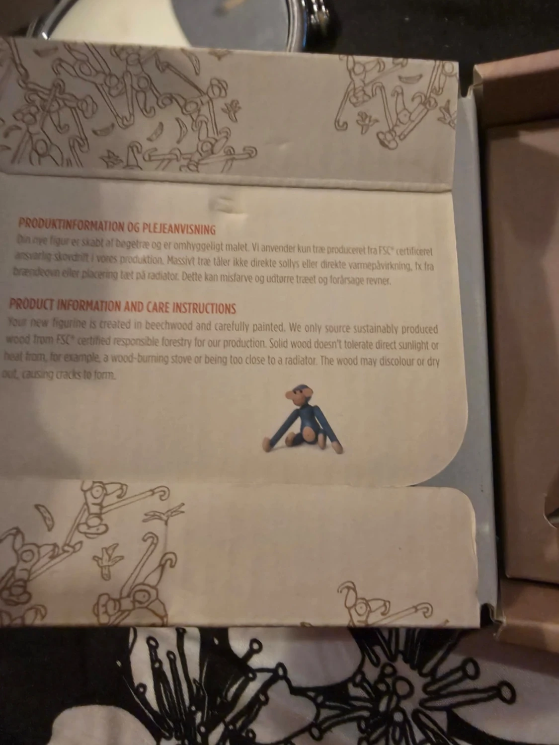 Blå trämjukisapa Kay Bojesen - 2