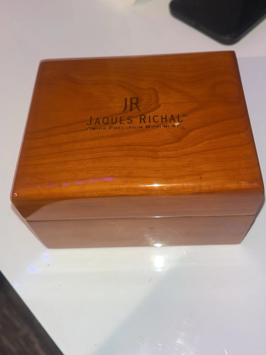 Guldfärgad JR JAQUES RICHAL klocka - 2