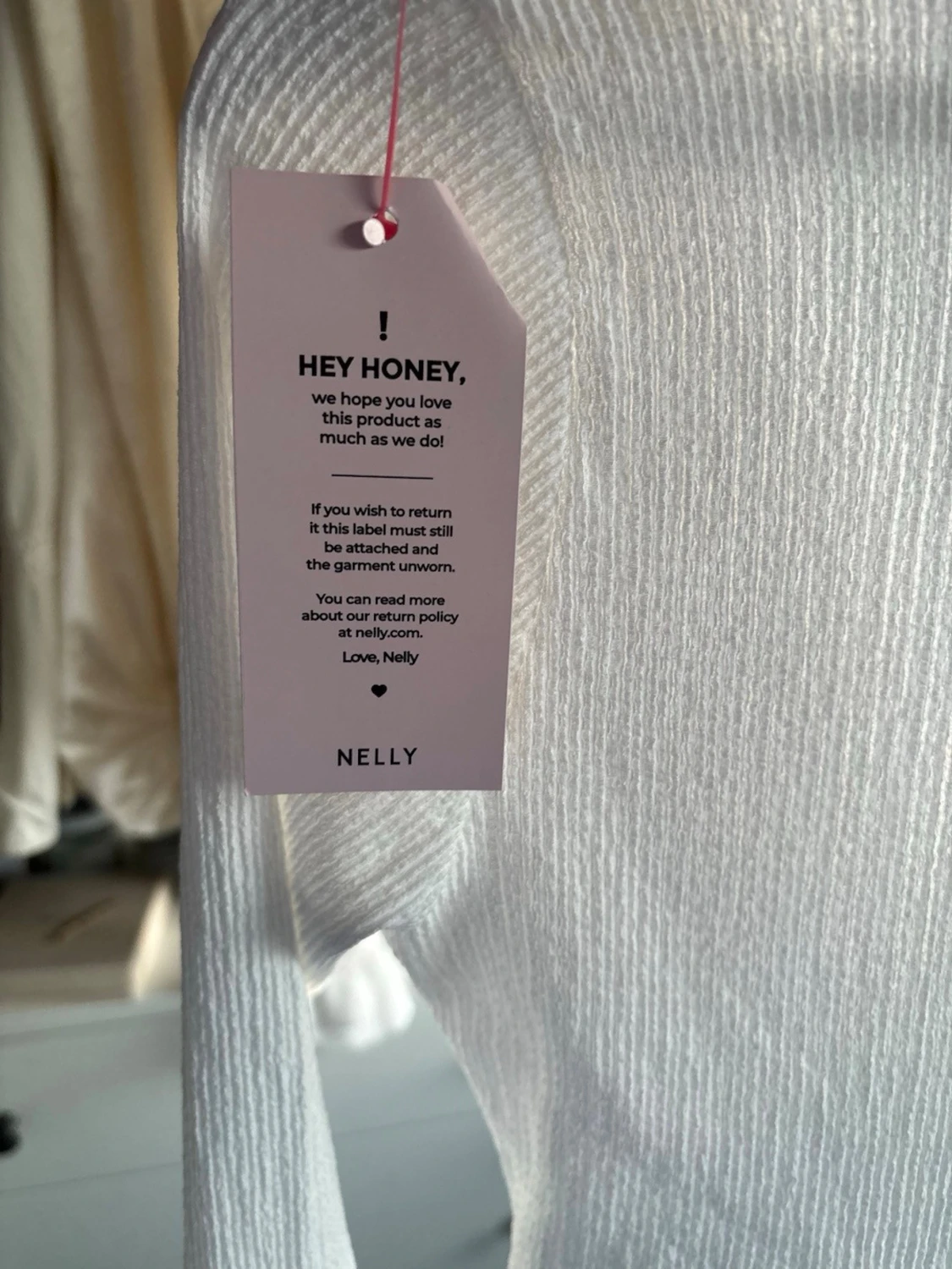 Vit omlottopp från Nelly - 1