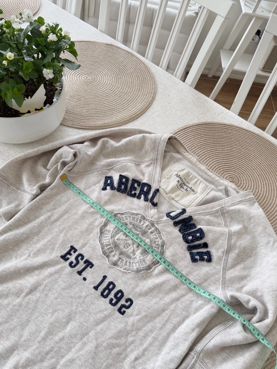 Abercrombie & fitch vintage collegetröja  - 5