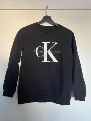 Calvin Klein Sweater - Black logo sweater from Calvin Klein. Size XS. No big flaws, some super tiny cracks on the print.
