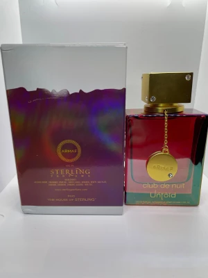 Armaf Club de Nuit Untold parfym - Helt oanvänd 100ml manlig parfym. Vid frågor är det bara och fråga. Priset är aldrig hugget i sten Paket erbjudande är möjligt Svarar och fraktar inom 12h