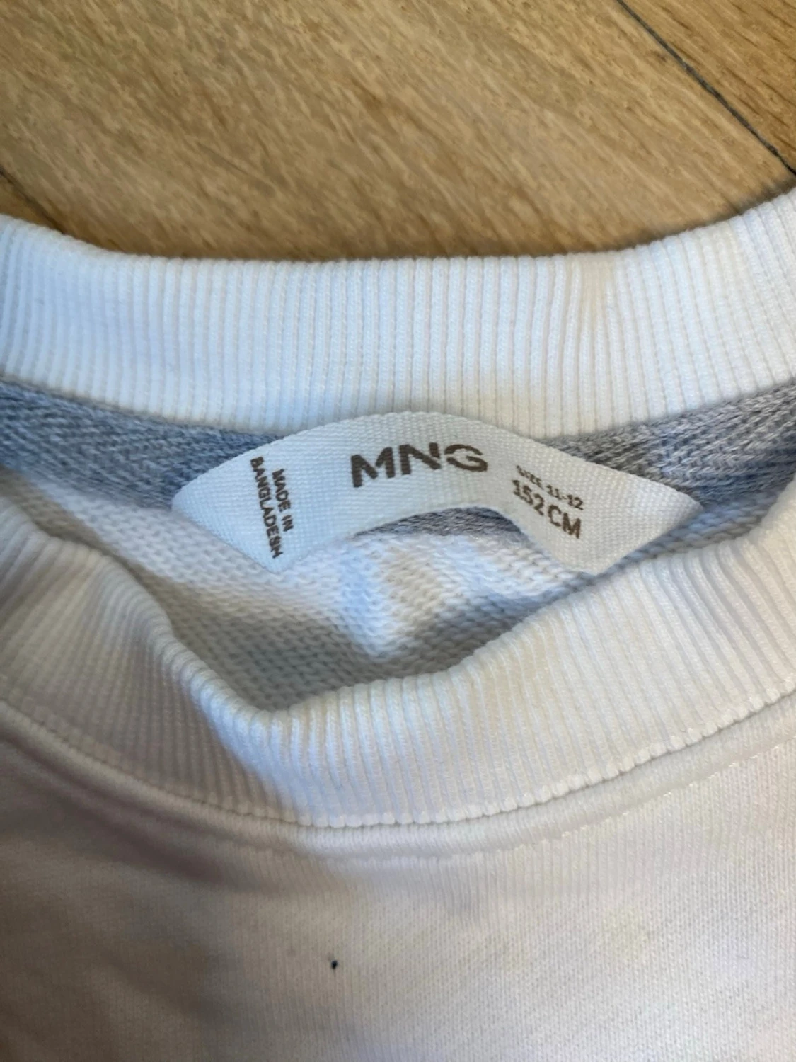 Vit sweatshirt från MNG med tryck - 1