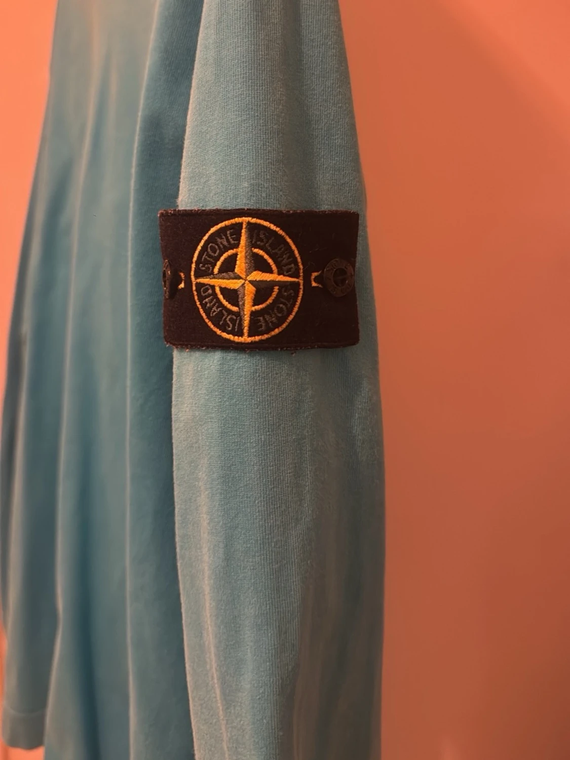 Blå långärmad tröja Stone Island - 1